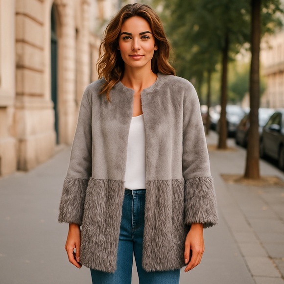 Regal Faux Lamb 🐑 Sweater Coat - Picture 1 of 10